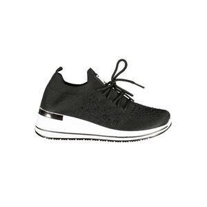 Laura Biagiotti Black Polyester Athletic Women's Sneakers